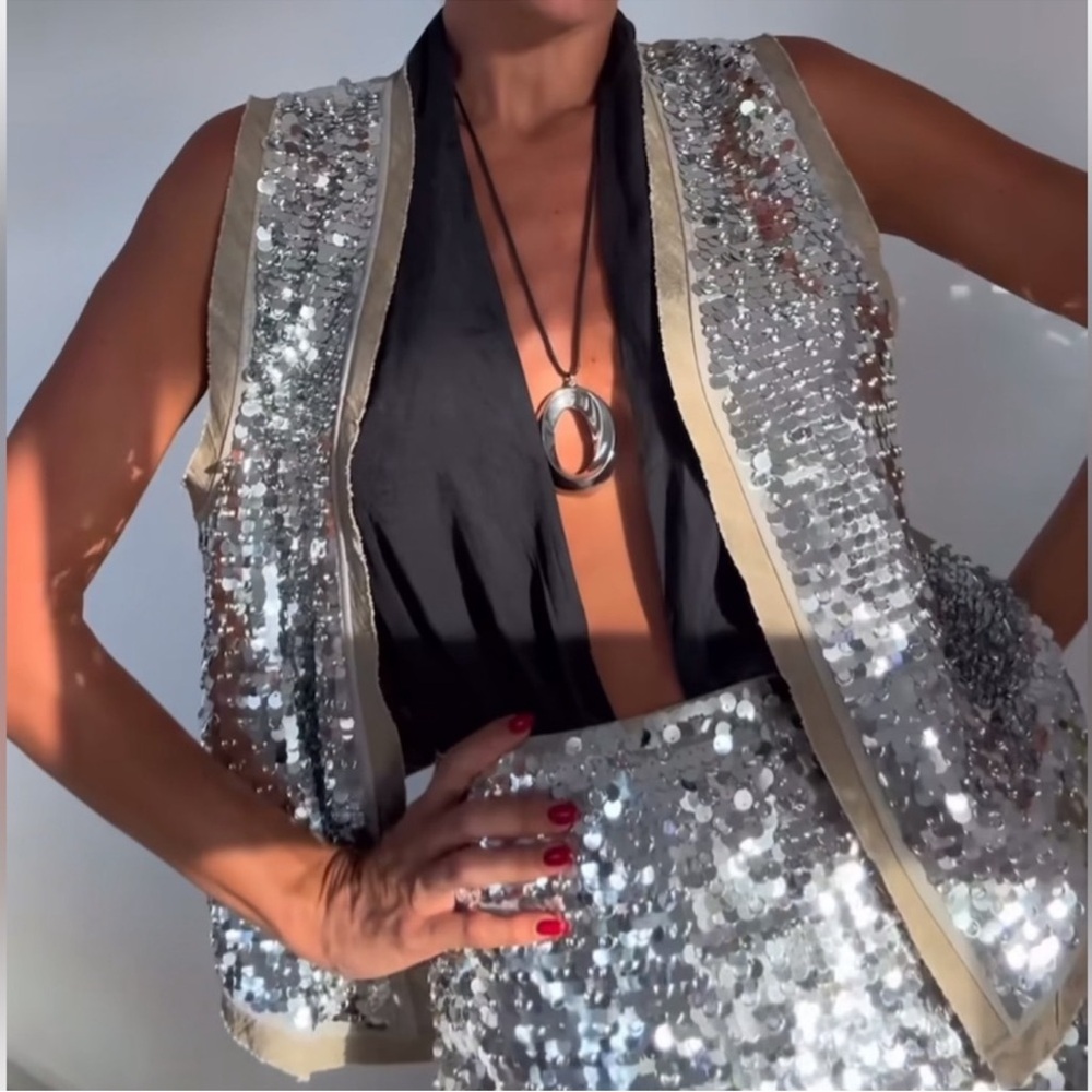 ZARA SEQUIN VEST